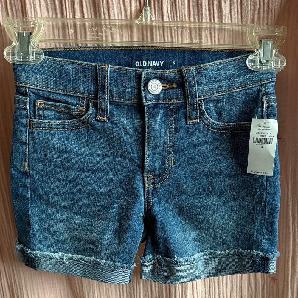 NWT Old Navy Jean Shorts, 5T